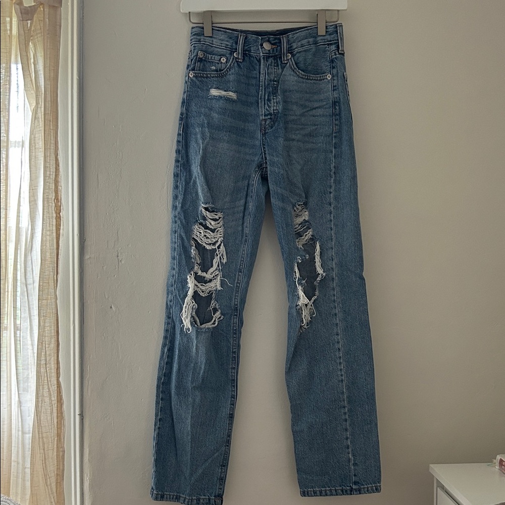 Aeropostale 90's Baggy Ripped Jeans